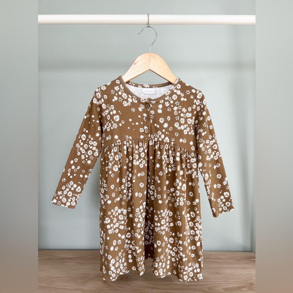 Jamie Kay - Organic Cotton Bridget Dress - Daisy Floral - Picture 2 of 6